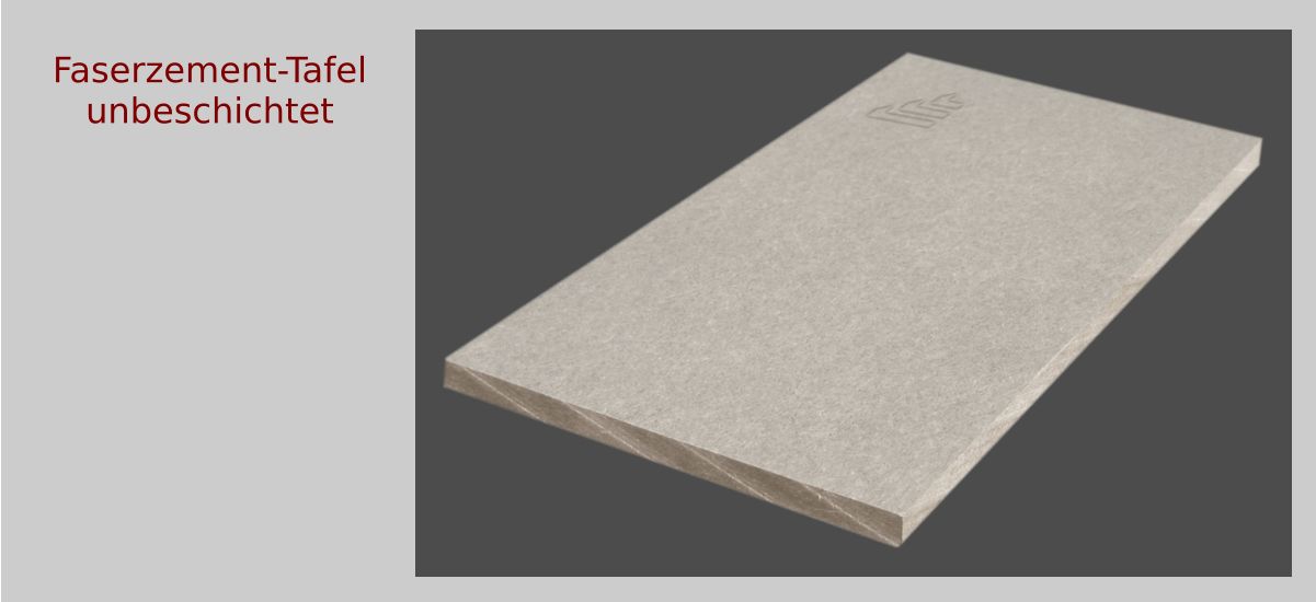 Faserzement-Tafelunbeschichtet
